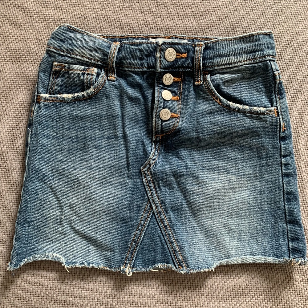 Girls Old Navy Denim skirt sz 7
